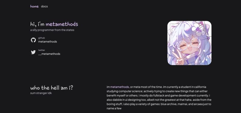 my site header